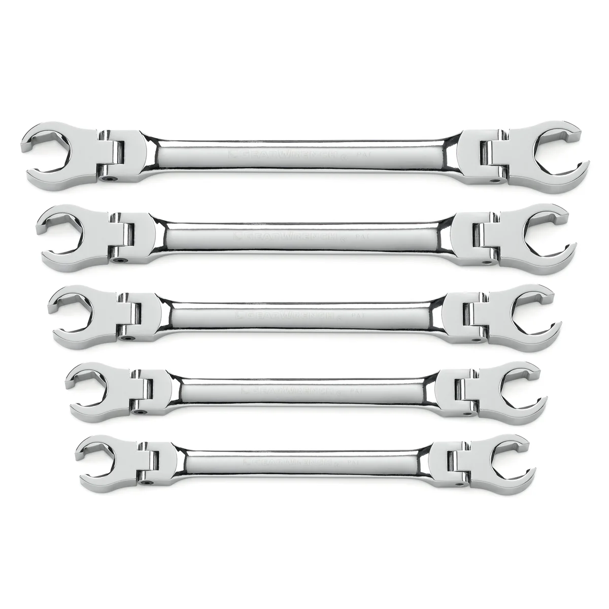 5 Piece Flex Flare Nut Wrench Set SAE