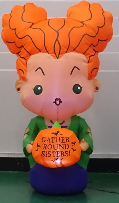 59 Inch Hocus Pocus Winifred Sanderson for Halloween by Airblown Inflatables