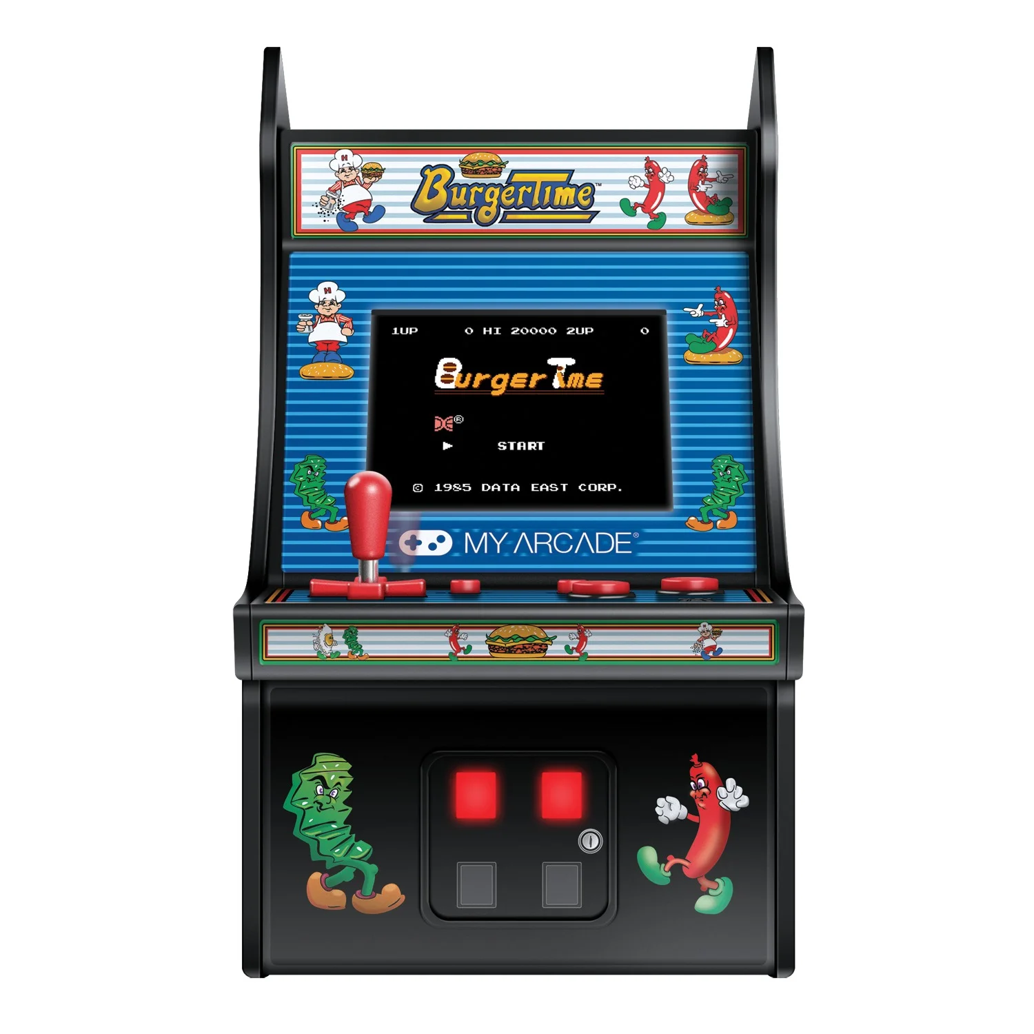 6" Retro Burgertime Micro Arcade