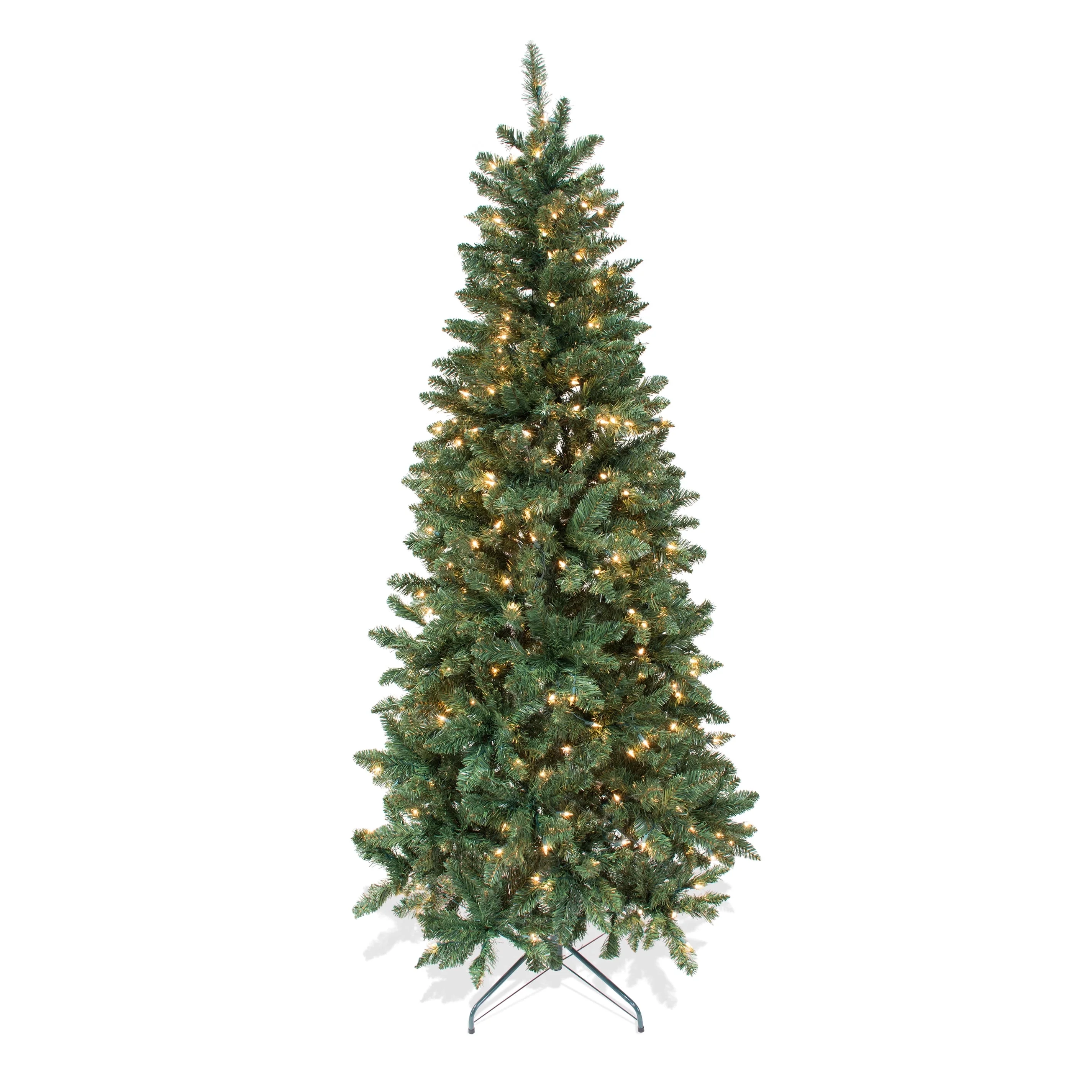 7' pre-lit Douglas fir Christmas Tree with 300 individual lights and stand