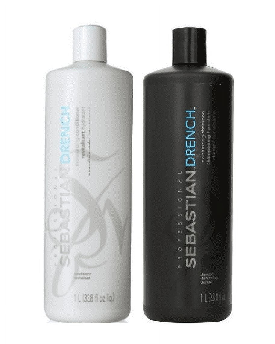 ($78 Value) Sebastian Professional Drench Moisturizing Shampoo & Conditioner Duo, 33.8oz Each