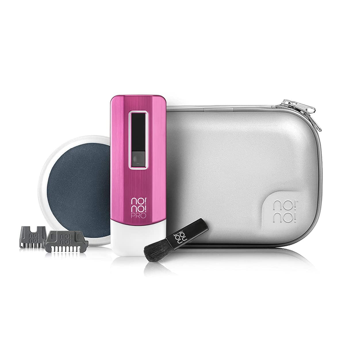 no!no! Pro Hair Removal Device for All Skin Tones, Body and Facial Hair Removal for Women & Men -Pink