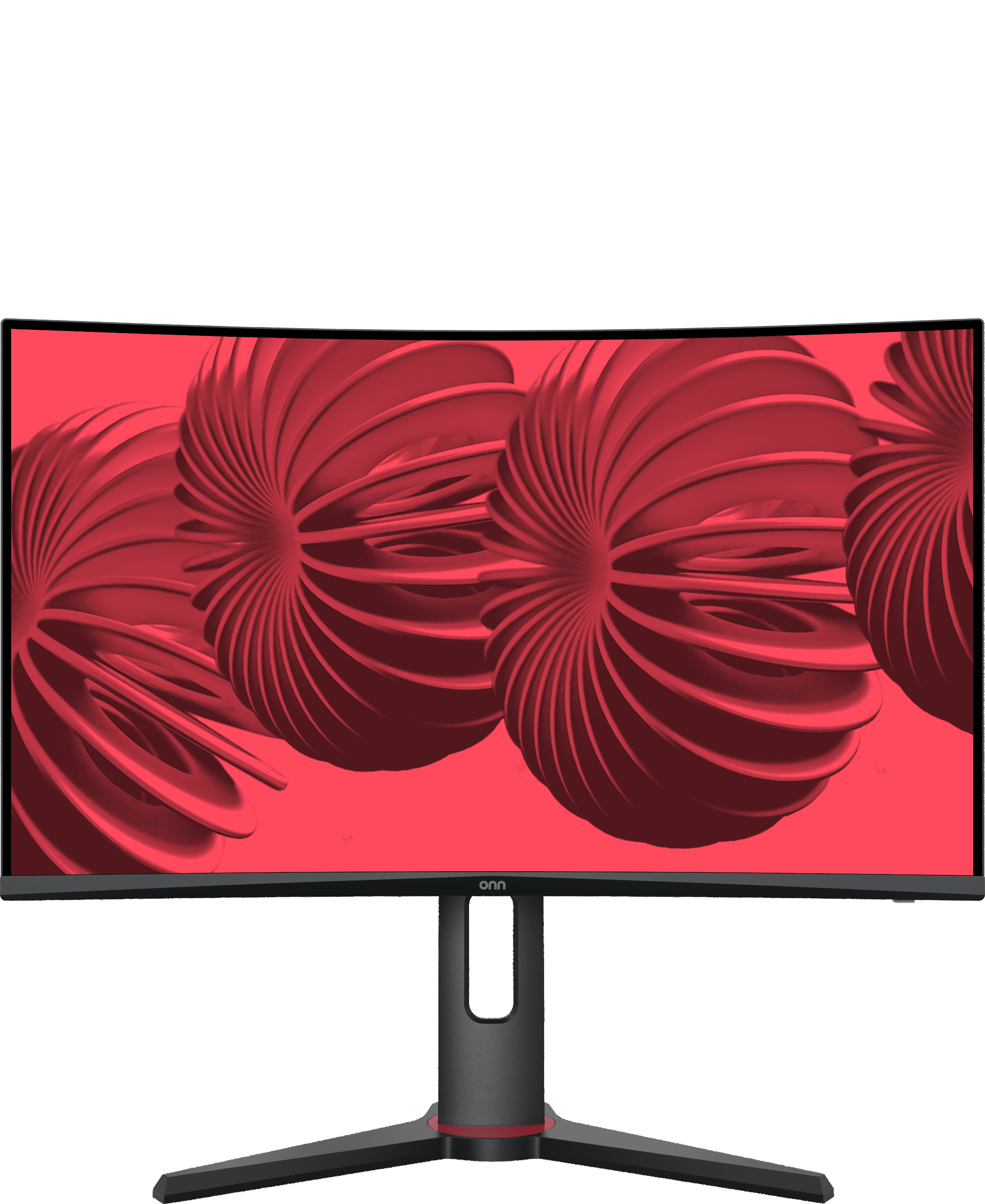 onn 27" Curved FHD (1920 x 1080p) 200hz 1ms AMD FreeSync Gaming Monitor with Cables, Black