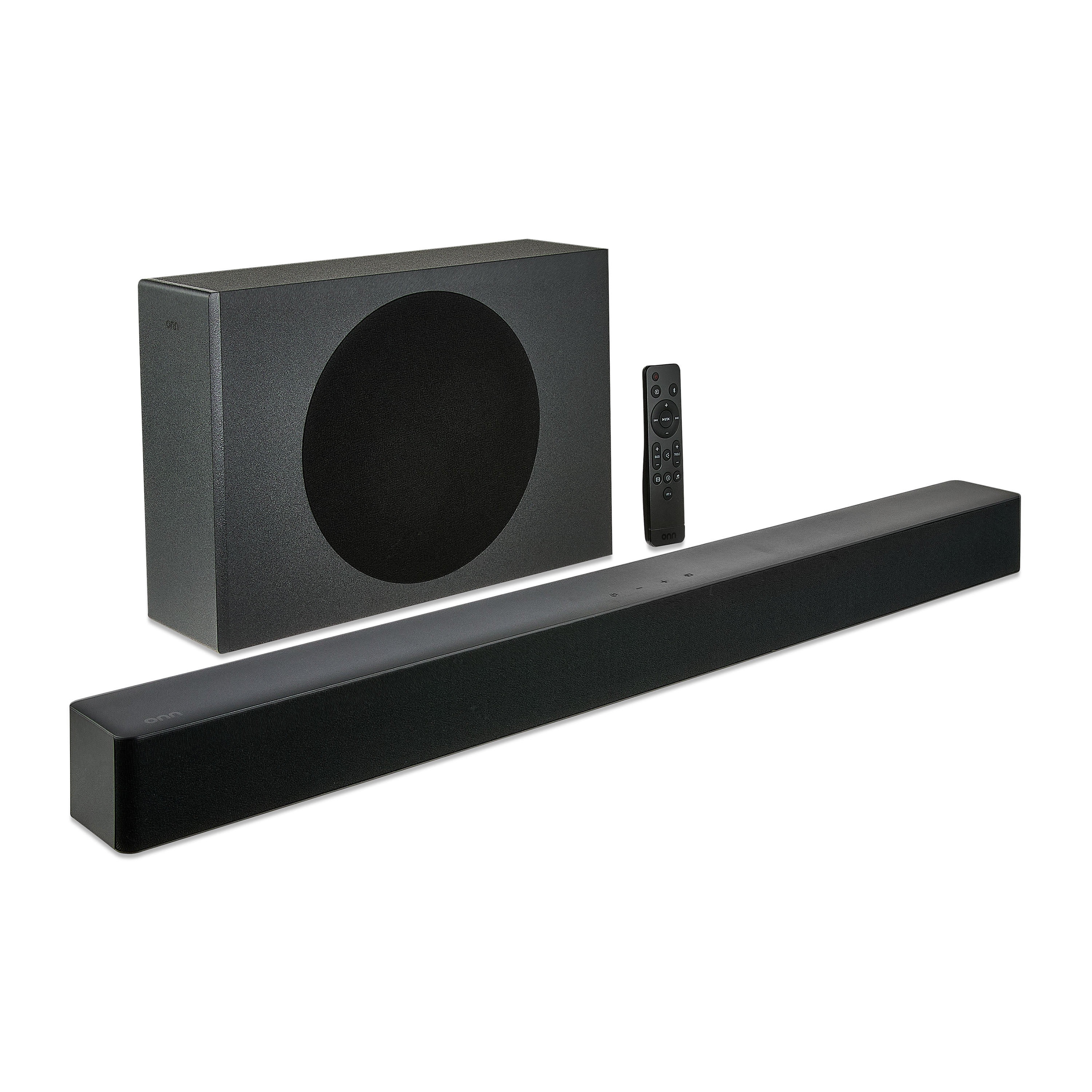 onn Bluetooth 2.1 Channel Soundbar System with Dolby Atmos, 32", Black