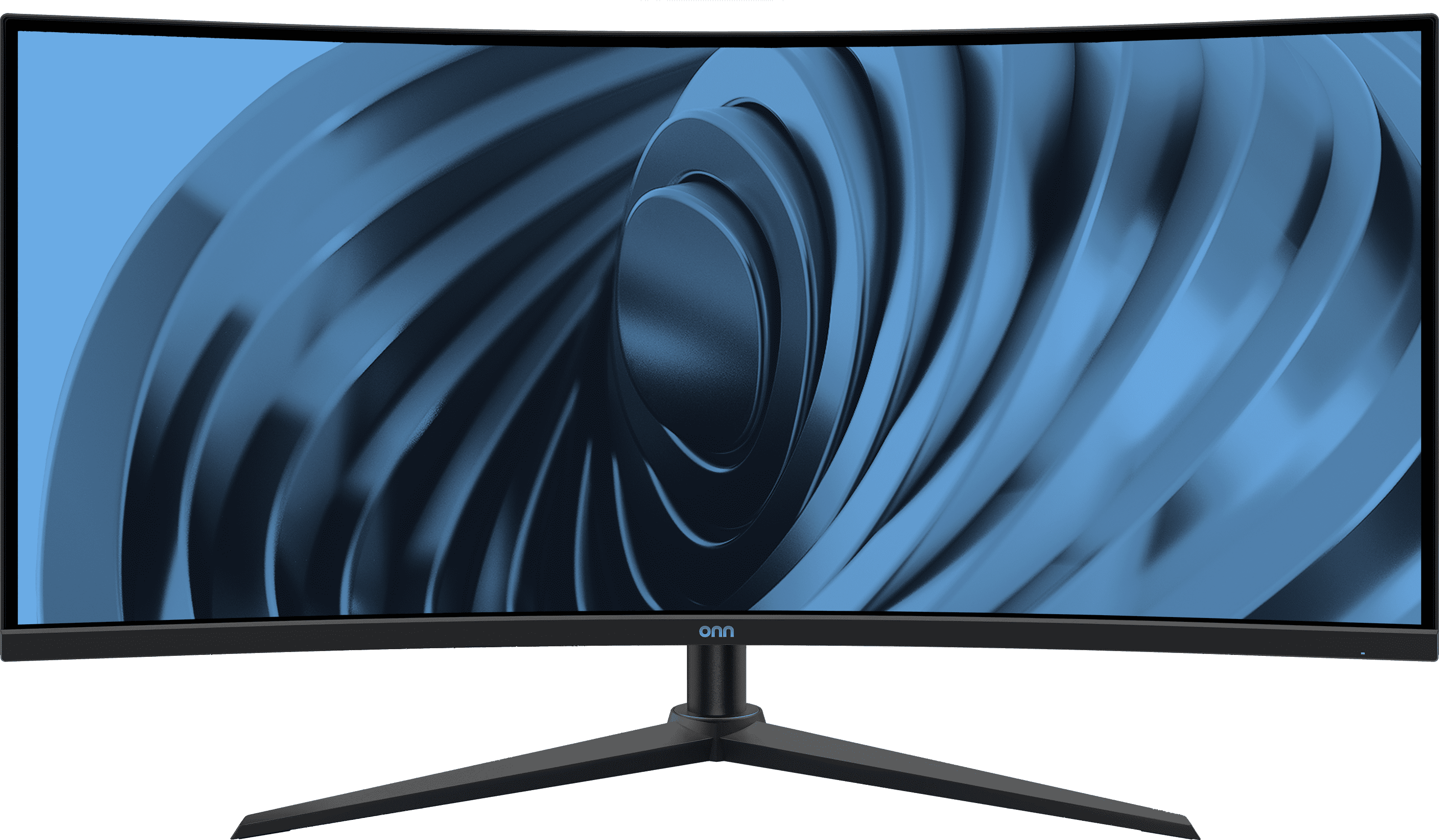 onn 34" Curved Ultrawide WQHD (3440 x 1440p) 120Hz Bezel-Less Office Monitor with Cable, Black
