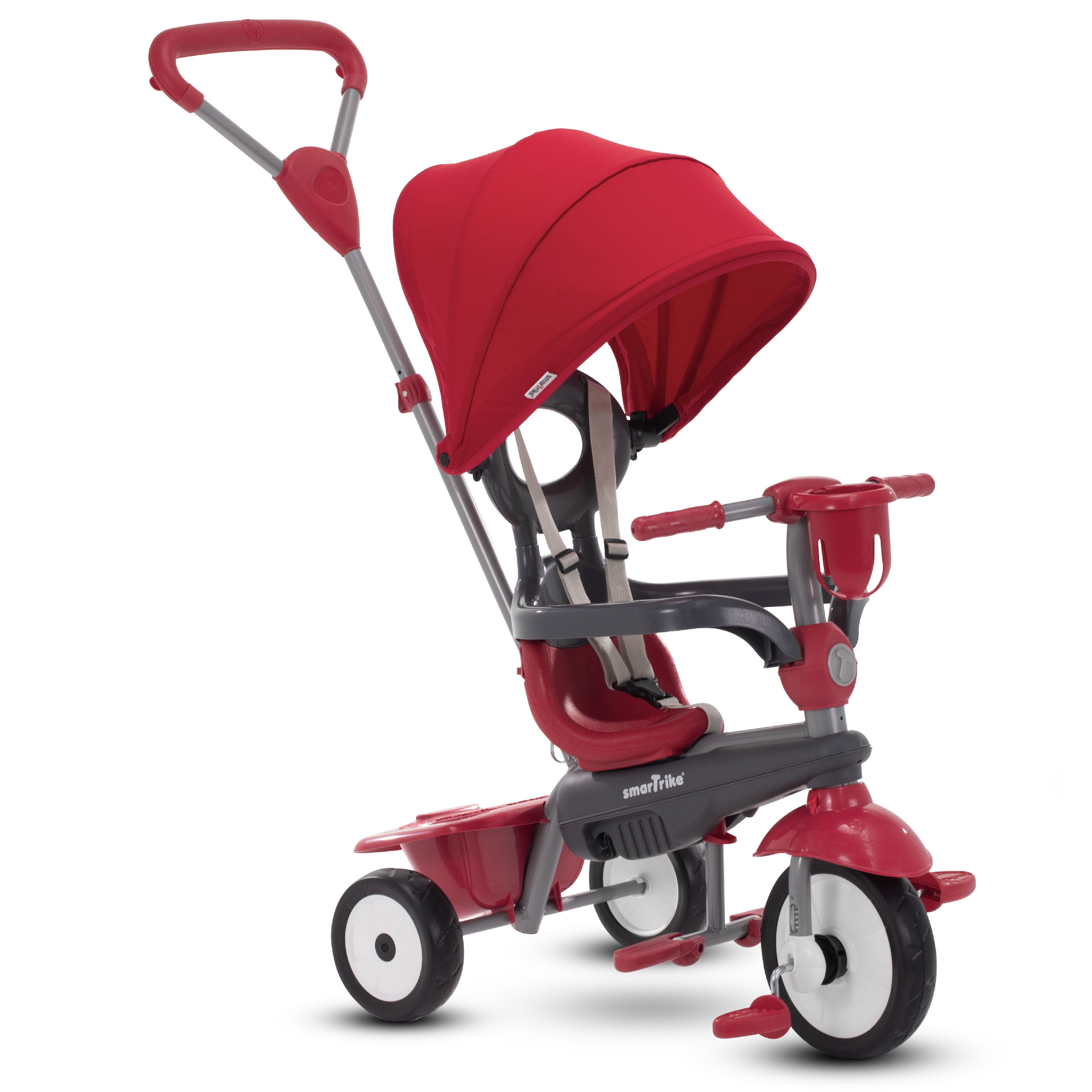 smarTrike Breeze Plus, 4-in-1 Toddler Tricycle 15M+ - Red