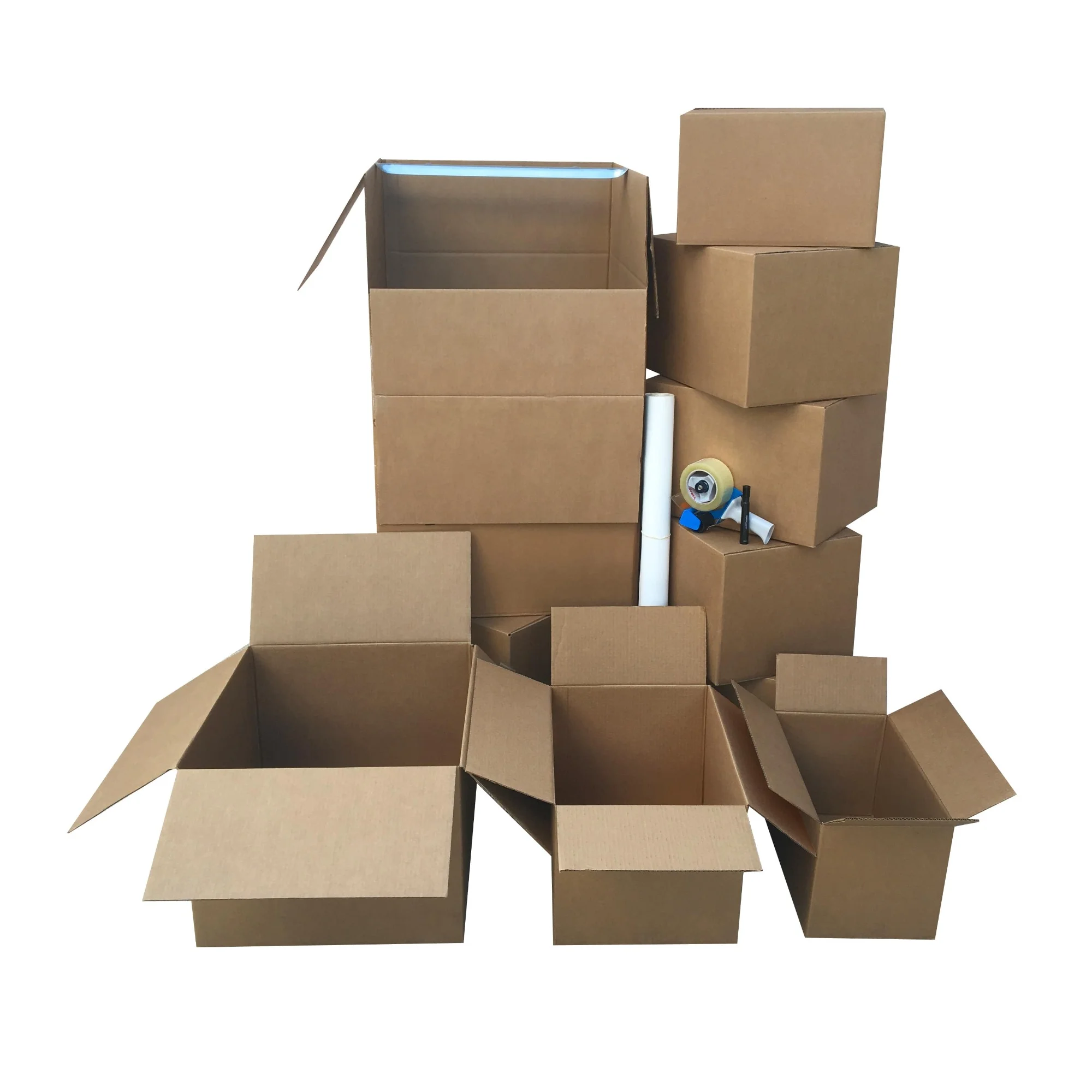 uBoxes 1 Room Wardrobe Moving Kit 10 Packing Boxes and Moving Supplies